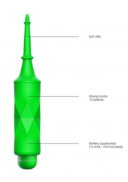 Shots Toys | Lumo Circe - ABS Bullet With Silicone Sleeve - 10-Speeds - Green