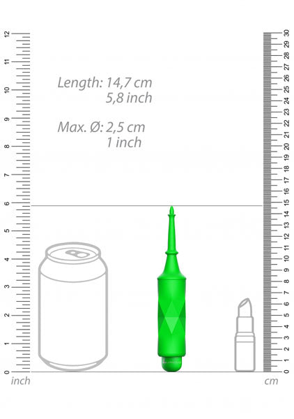 Shots Toys | Lumo Circe - ABS Bullet With Silicone Sleeve - 10-Speeds - Green