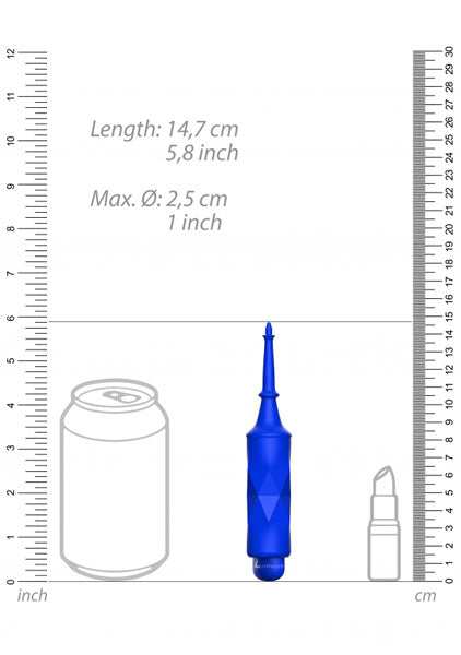 Shots Toys | Lumo Circe - ABS Bullet With Silicone Sleeve - 10-Speeds - Royal Blue