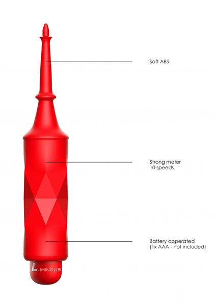 Shots Toys | Lumo Circe - ABS Bullet With Silicone Sleeve - 10-Speeds - Red