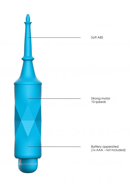 Shots Toys | Lumo Circe - ABS Bullet With Silicone Sleeve - 10-Speeds - Turquoise