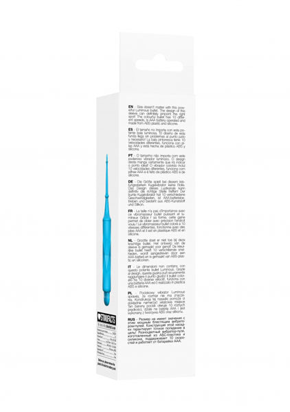 Shots Toys | Lumo Circe - ABS Bullet With Silicone Sleeve - 10-Speeds - Turquoise