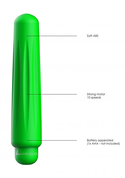Shots Toys | Lumo Delia - ABS Bullet With Silicone Sleeve - 10-Speeds - Green