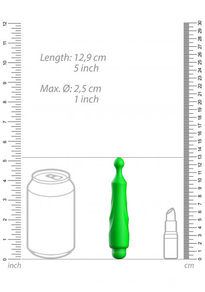 Shots Toys | Lumo Dido - ABS Bullet With Silicone Sleeve - 10-Speeds - Green
