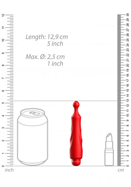 Shots Toys | Lumo Dido - ABS Bullet With Silicone Sleeve - 10-Speeds - Red