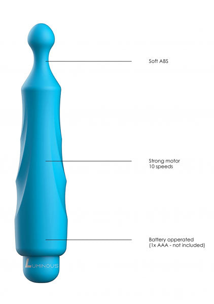 Shots Toys | Lumo Dido - ABS Bullet With Silicone Sleeve - 10-Speeds - Turquoise