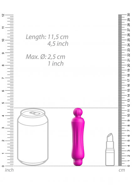 Shots Toys | Lumo Demi - ABS Bullet With Silicone Sleeve - 10-Speeds - Fuchsia