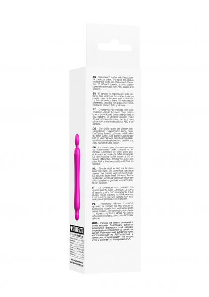 Shots Toys | Lumo Demi - ABS Bullet With Silicone Sleeve - 10-Speeds - Fuchsia