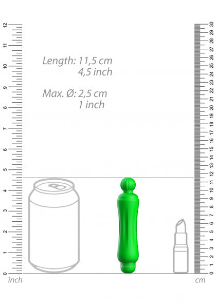 Shots Toys | Lumo Demi - ABS Bullet With Silicone Sleeve - 10-Speeds - Green