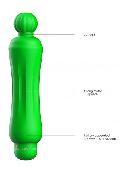 Shots Toys | Lumo Demi - ABS Bullet With Silicone Sleeve - 10-Speeds - Green