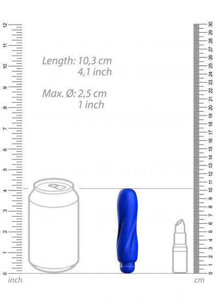 Shots Toys | Lumo Ella - ABS Bullet With Silicone Sleeve - 10-Speeds - Royal Blue