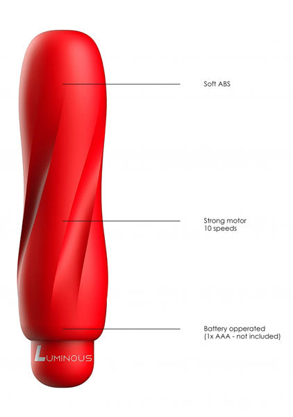 Shots Toys | Lumo Ella - ABS Bullet With Silicone Sleeve - 10-Speeds - Red