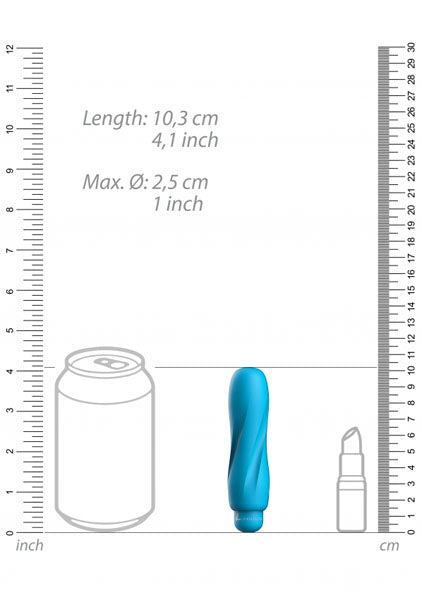 Shots Toys | Lumo Ella - ABS Bullet With Silicone Sleeve - 10-Speeds - Turquoise