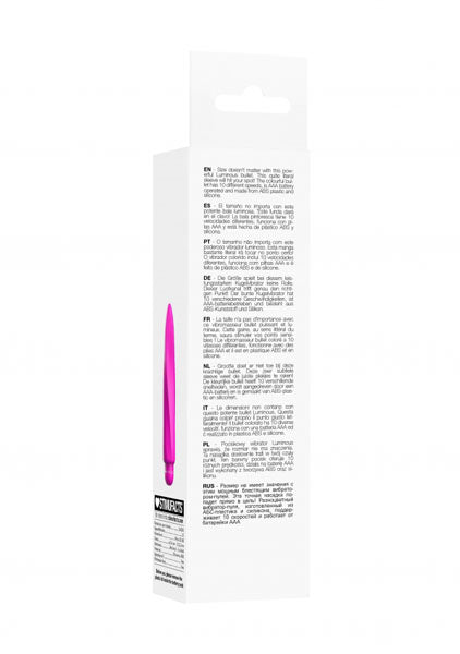 Shots Toys | Lumo Myra - ABS Bullet With Silicone Sleeve - 10-Speeds - Fuchsia