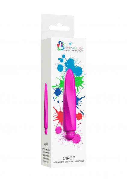 Shots Toys | Lumo Myra - ABS Bullet With Silicone Sleeve - 10-Speeds - Fuchsia