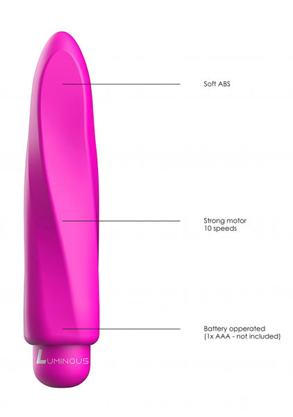Shots Toys | Lumo Myra - ABS Bullet With Silicone Sleeve - 10-Speeds - Fuchsia
