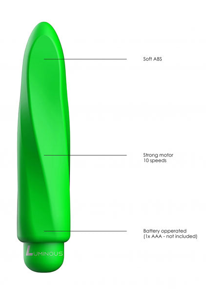 Shots Toys | Lumo Myra - ABS Bullet With Silicone Sleeve - 10-Speeds - Green