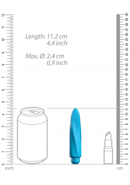 Shots Toys | Lumo Myra - ABS Bullet With Silicone Sleeve - 10-Speeds - Turquoise