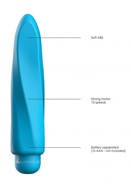Shots Toys | Lumo Myra - ABS Bullet With Silicone Sleeve - 10-Speeds - Turquoise