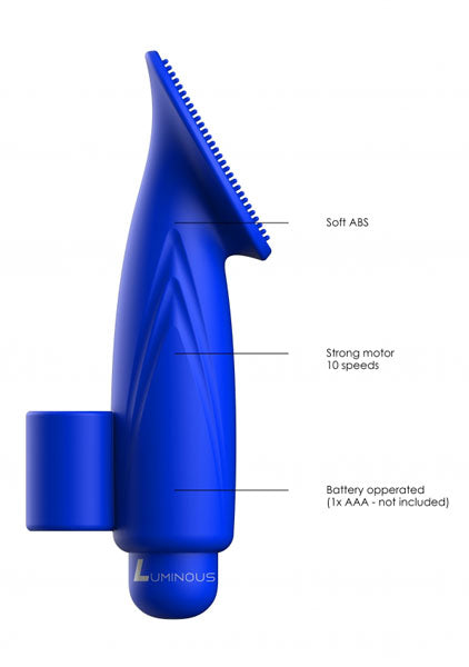 Shots Toys | Lumo Thea - ABS Bullet With Silicone Sleeve - 10-Speeds - Royal Blue