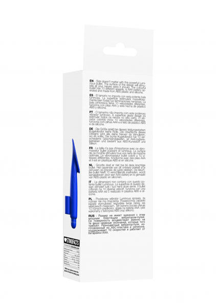 Shots Toys | Lumo Thea - ABS Bullet With Silicone Sleeve - 10-Speeds - Royal Blue