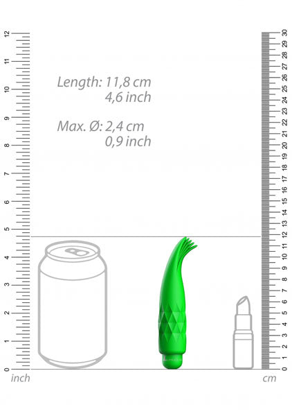 Shots Toys | Lumo Zoe - ABS Bullet With Silicone Sleeve - 10-Speeds - Green