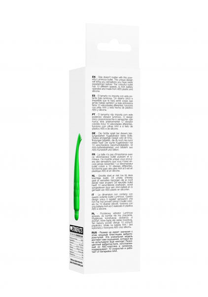 Shots Toys | Lumo Zoe - ABS Bullet With Silicone Sleeve - 10-Speeds - Green