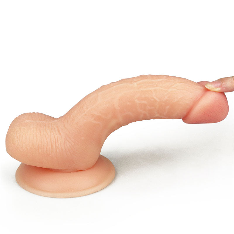 Lovetoy The Ultra Soft Dude - Flesh 17.8cm (7") Dong Dildo