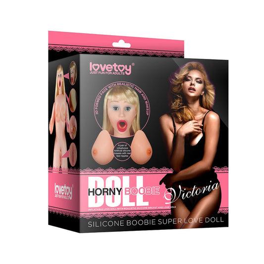 Lovetoy | Victoria Horny Boobie Doll - Blonde Inflatable Love Doll