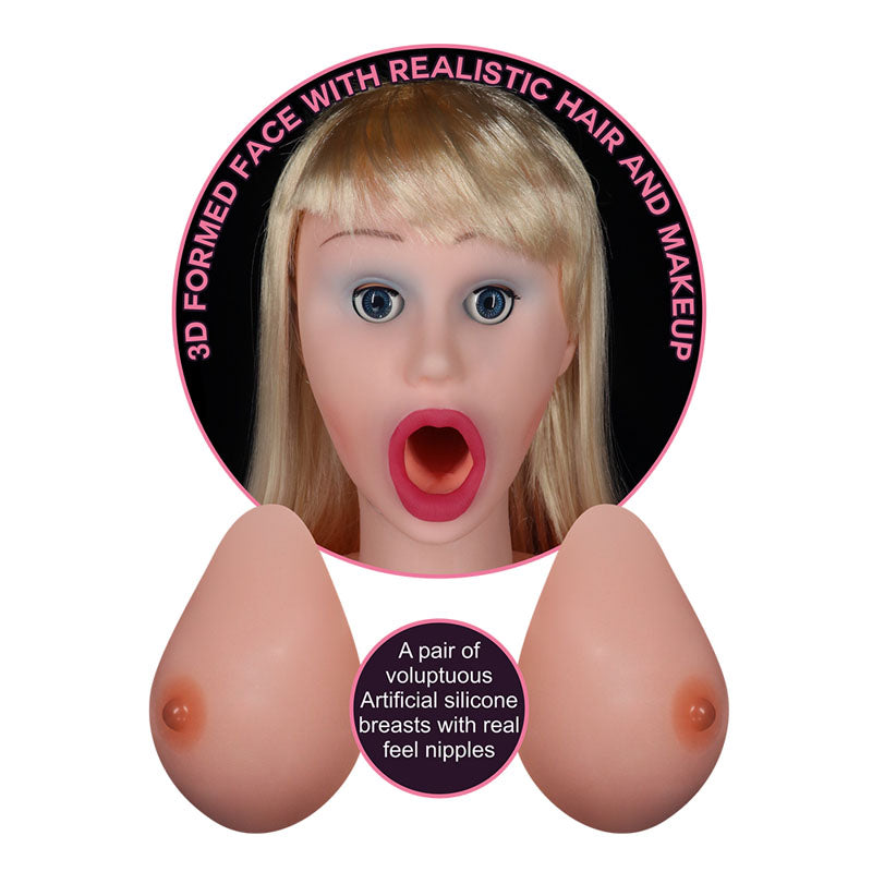 Lovetoy | Victoria Horny Boobie Doll - Blonde Inflatable Love Doll