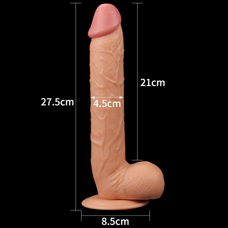 Lovetoy | King Sized 10" Realistic Dildo Dong 25cm Flesh