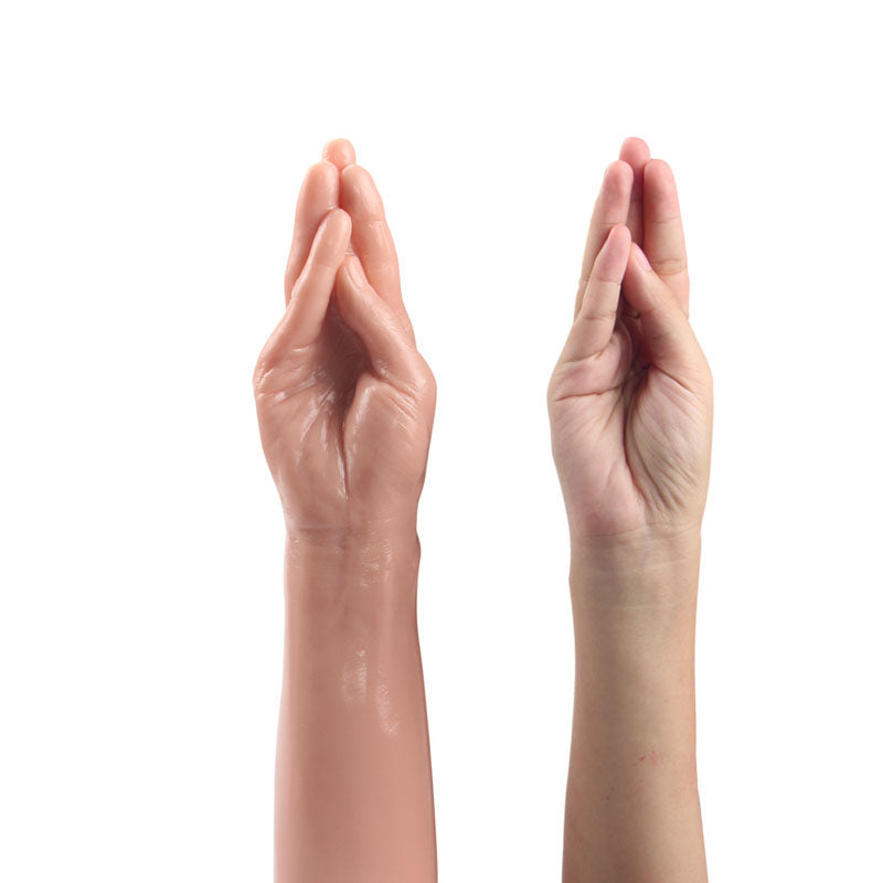 Lovetoy King Sized 13.5" Realistic Magic Hand - Flesh 36cm Hand Dildo
