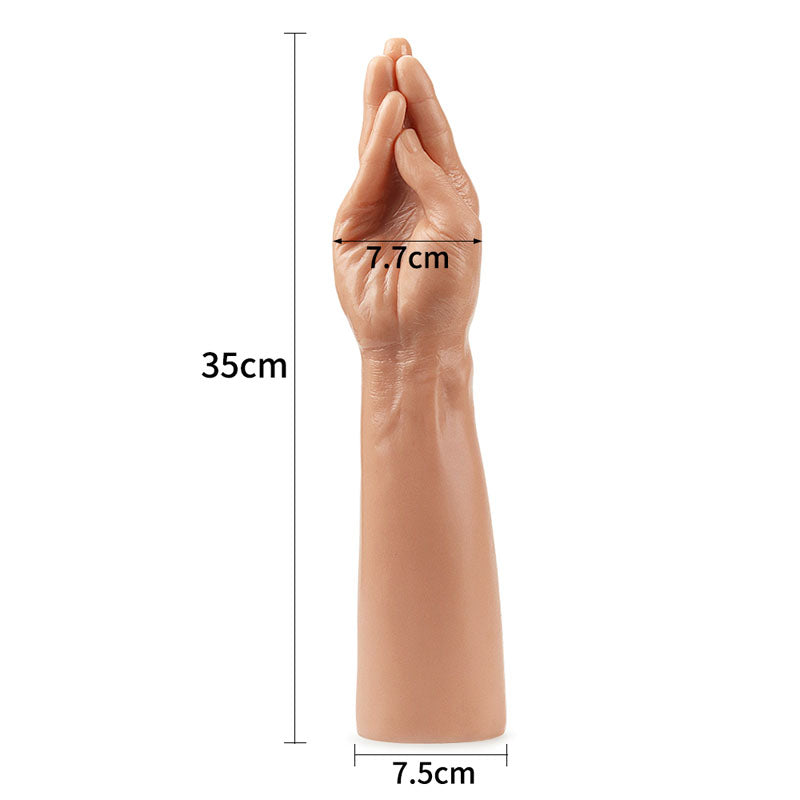 Lovetoy King Sized 13.5" Realistic Magic Hand - Flesh 36cm Hand Dildo