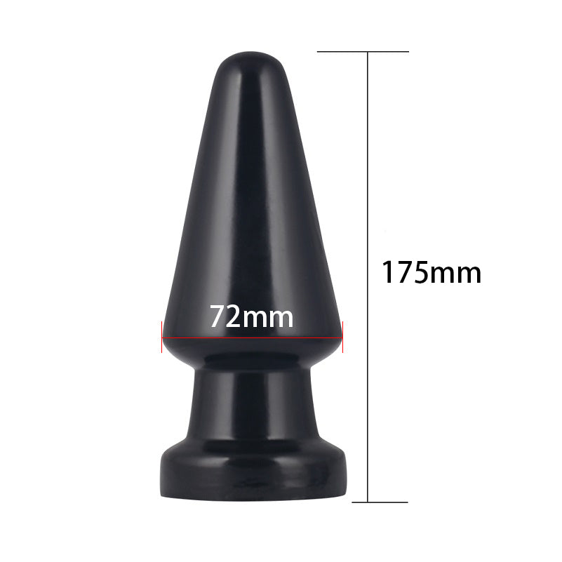 Lovetoy | King Sized 7.5" Anal Shocker - Black 19cm Mega Butt Plug