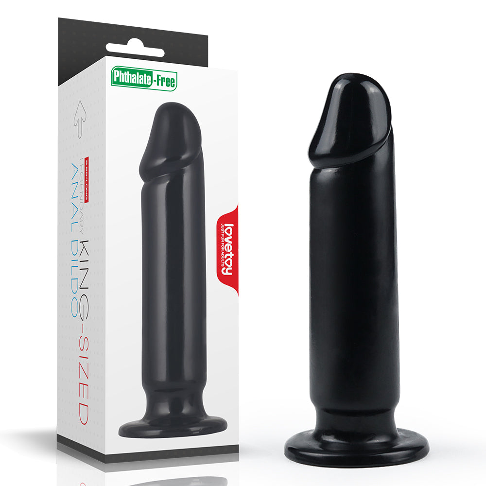 Lovetoy | King Sized Anal Dildo 9.25" - Black 23.5 cm Mega Anal Dong