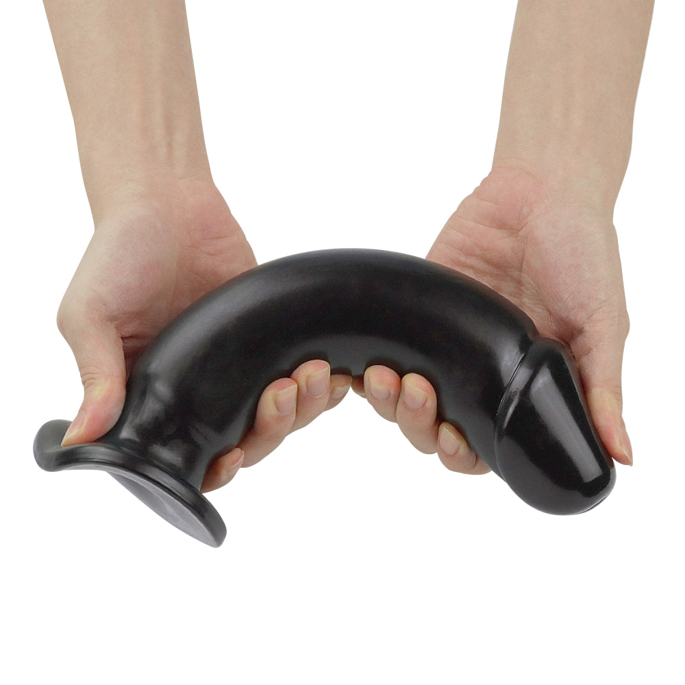 Lovetoy | King Sized Anal Dildo 9.25" - Black 23.5 cm Mega Anal Dong