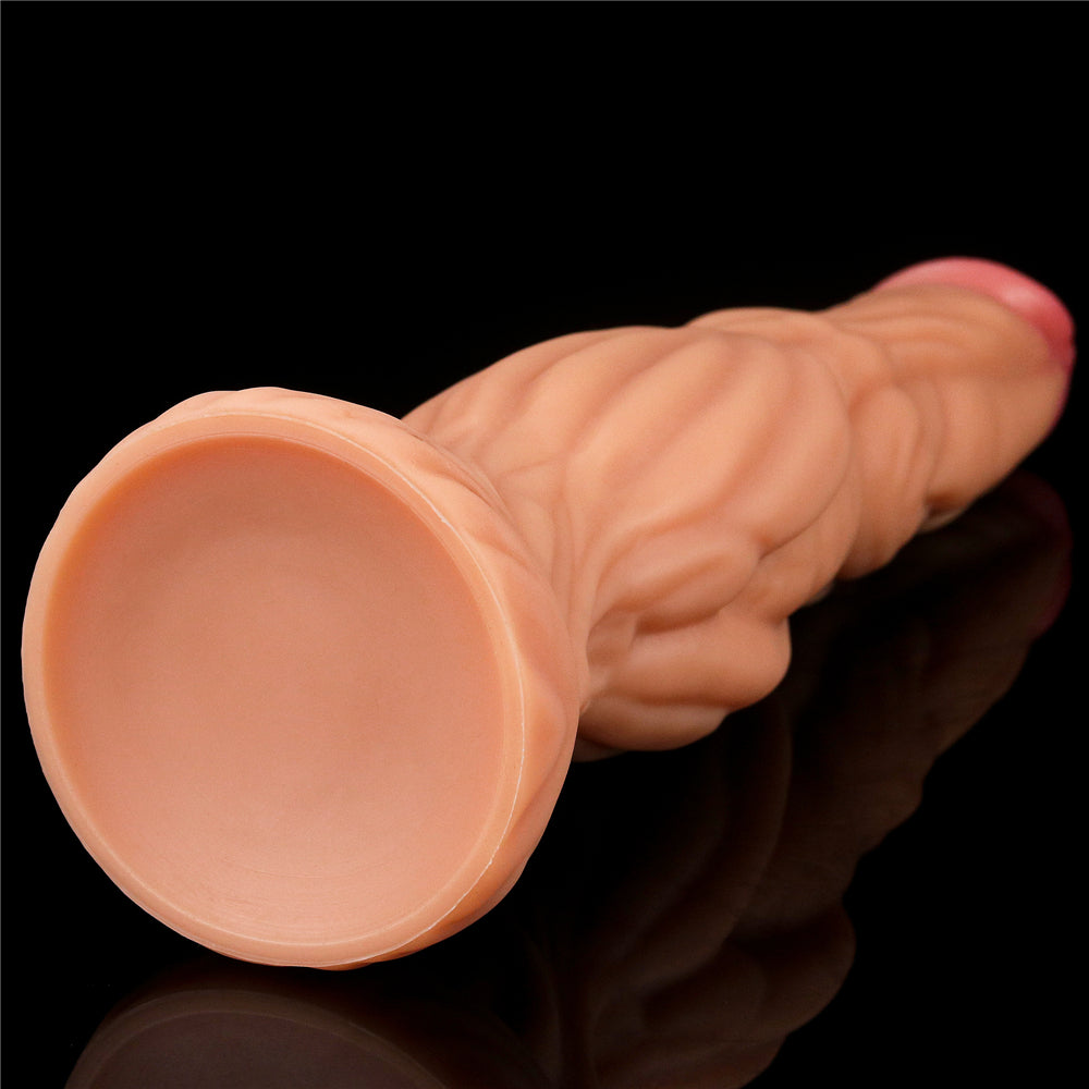 Lovetoy | Nature Cock Flesh 25.5cm (9.5") Platinum Fantasy Platinum Dong Dildo
