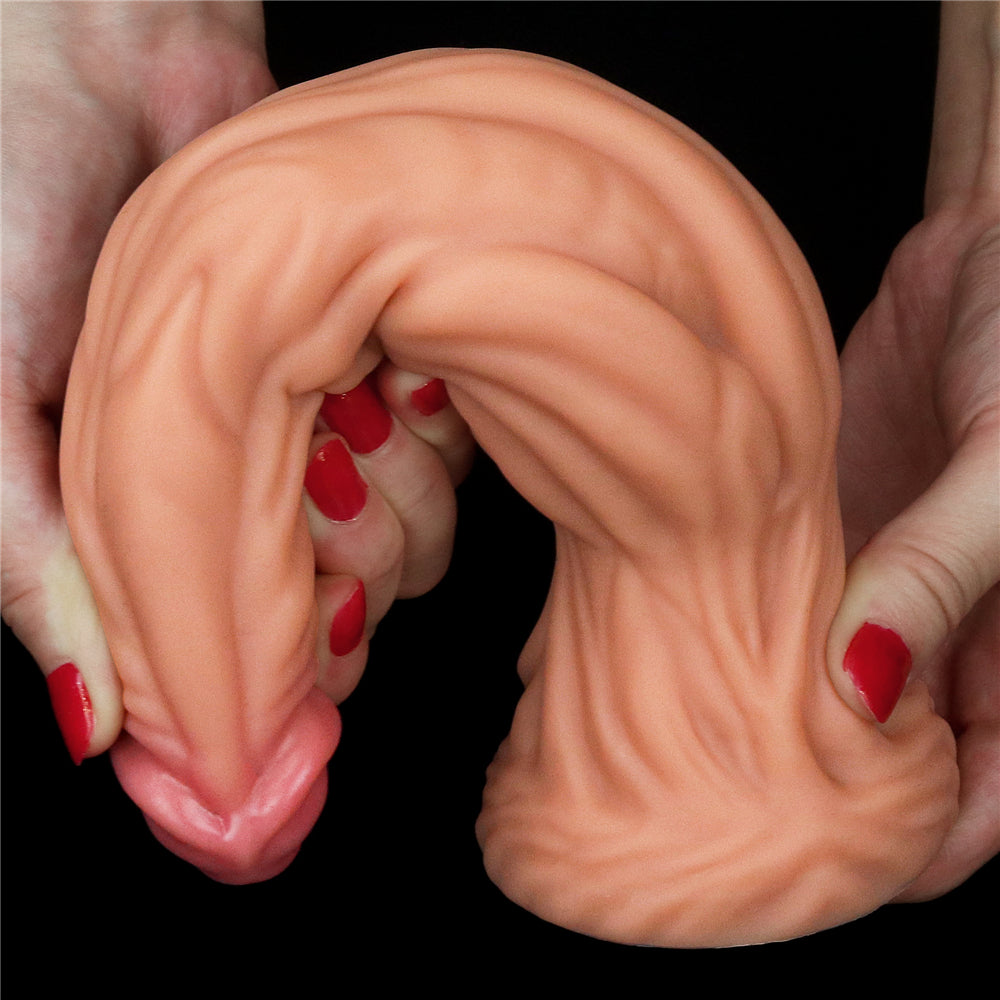 Lovetoy | Nature Cock Flesh 25.5cm (9.5") Platinum Fantasy Platinum Dong Dildo