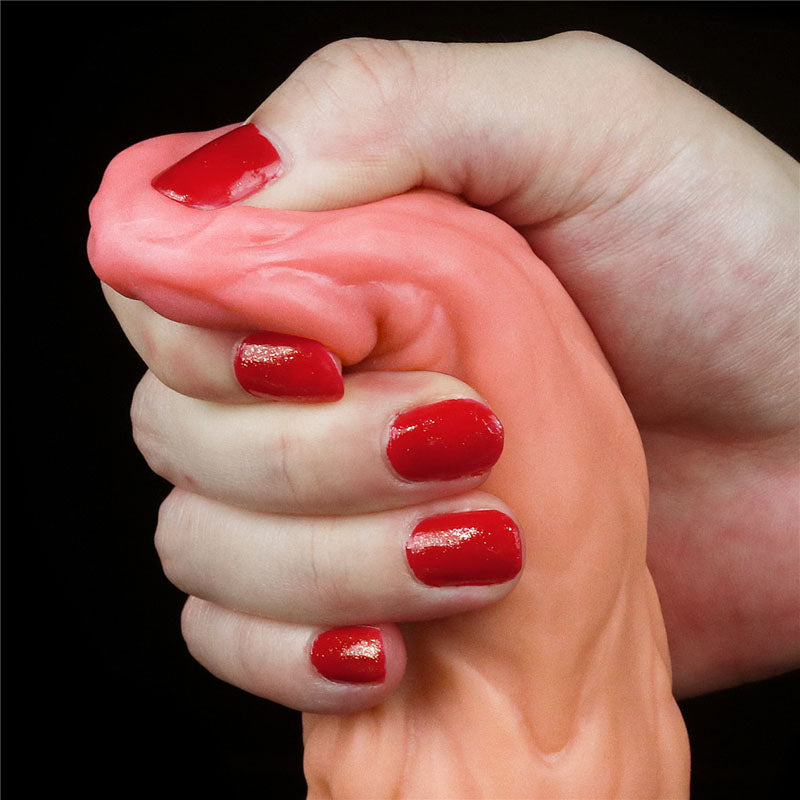 Lovetoy | Nature Cock Flesh 25.5cm (9.5") Platinum Fantasy Platinum Dong Dildo