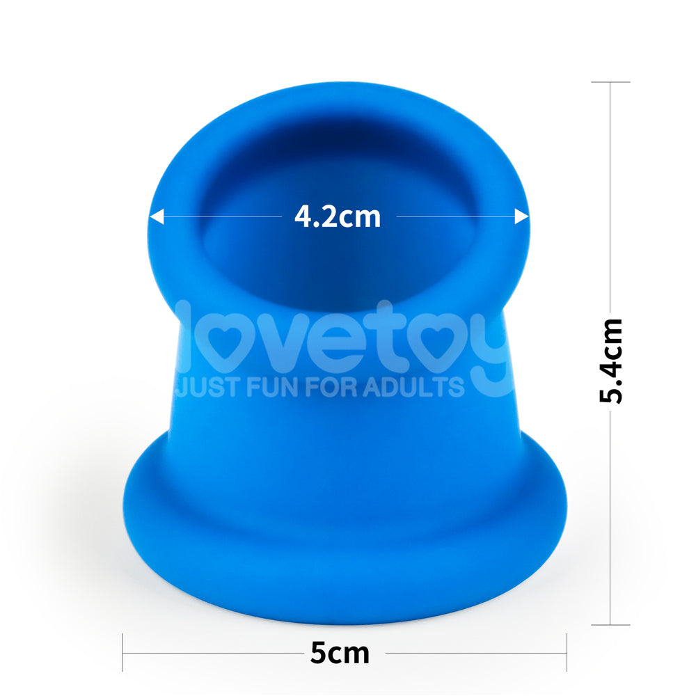 Lovetoy Pinnacle Pinnacle Pro Tapered Squeeze - Blue Ball Stretcher