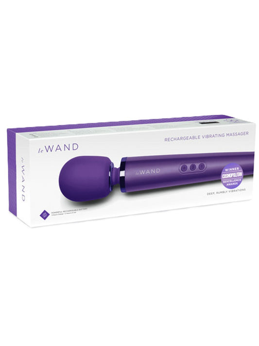 Le Wand Rechargeable Vibrating Massager Vibrator Purple