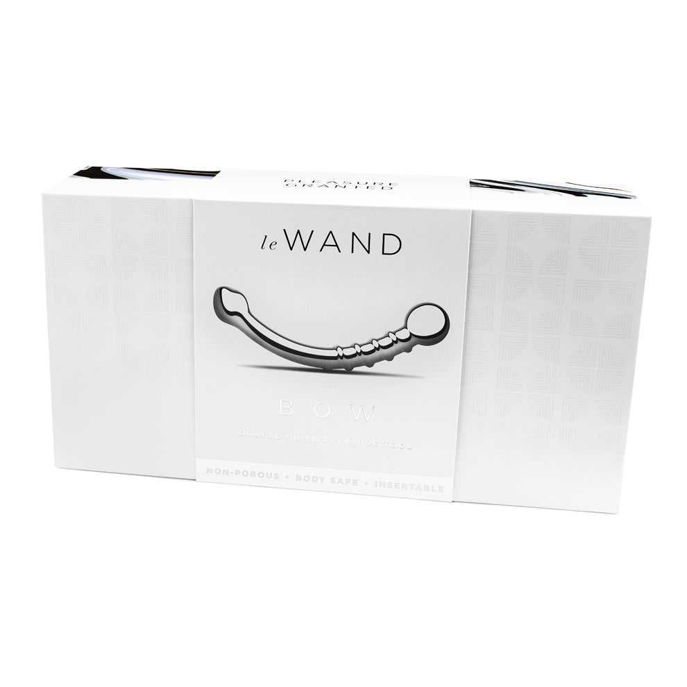 Le Wand Bow  - Stainless Steel Dual-Ended Wand for G-Spot/Prostate Stimulation