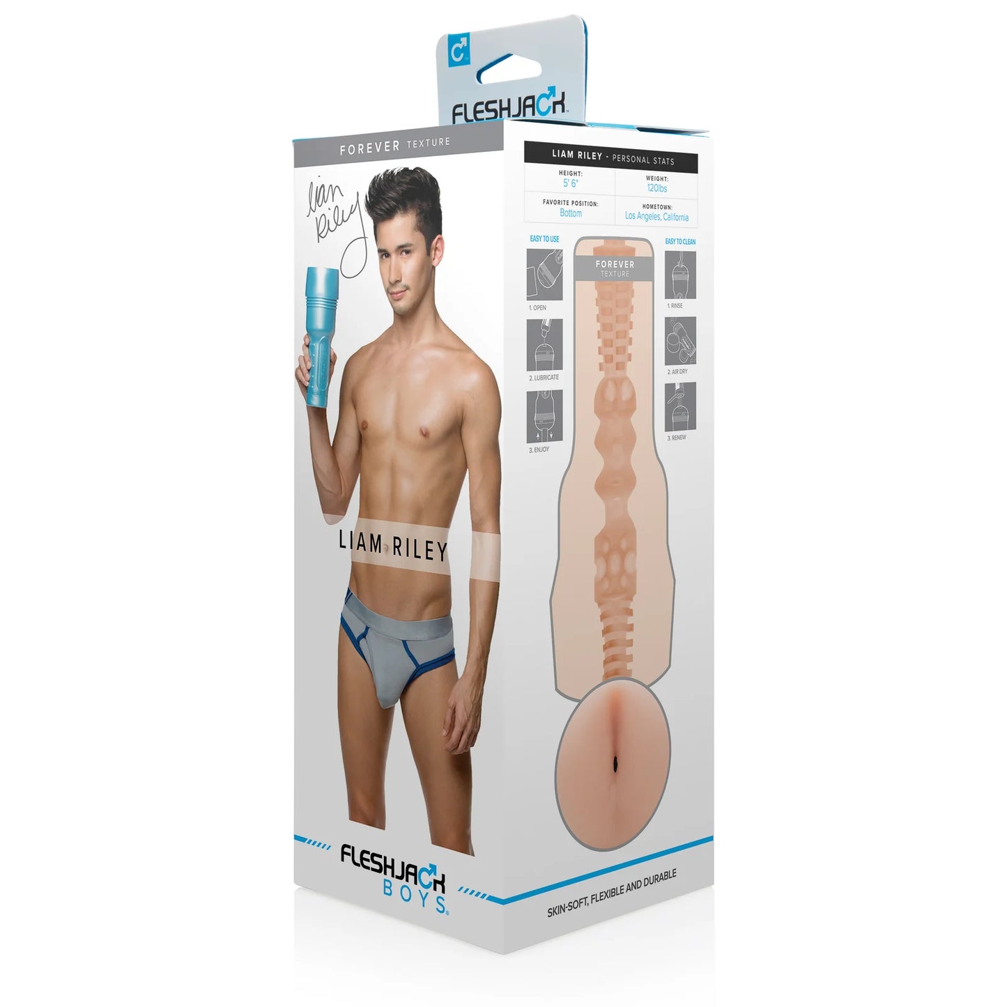 Fleshlight Fleshjack Boys Liam Riley Forever Ass Masturbator