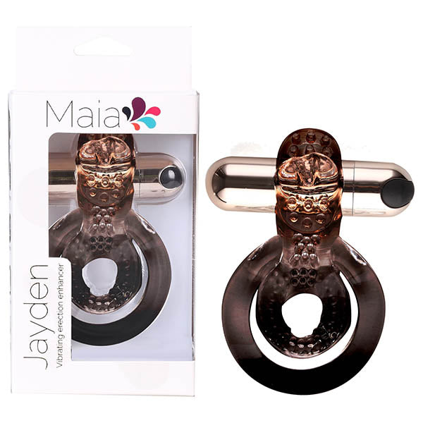 Maia Toys | Maia Jayden - Rose Gold Vibrating Cock & Ball Rings