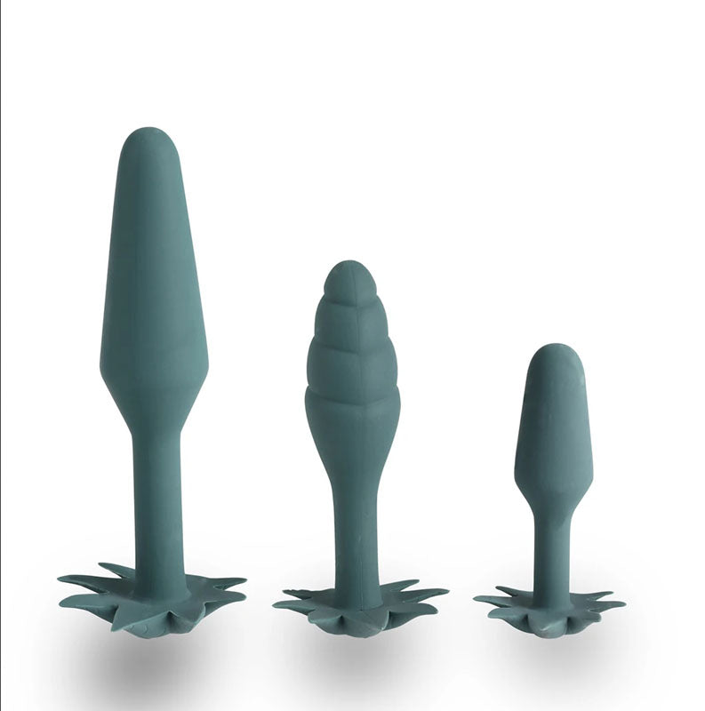Maia Toys | Maia Doobies - Hemp Green Butt Plugs - Set of 3 Sizes
