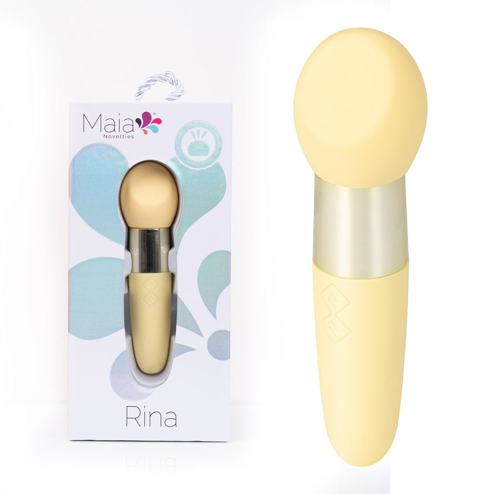 Maia Toys | Maia RINA Yellow 13.3cm USB Rechargeable Vibrator