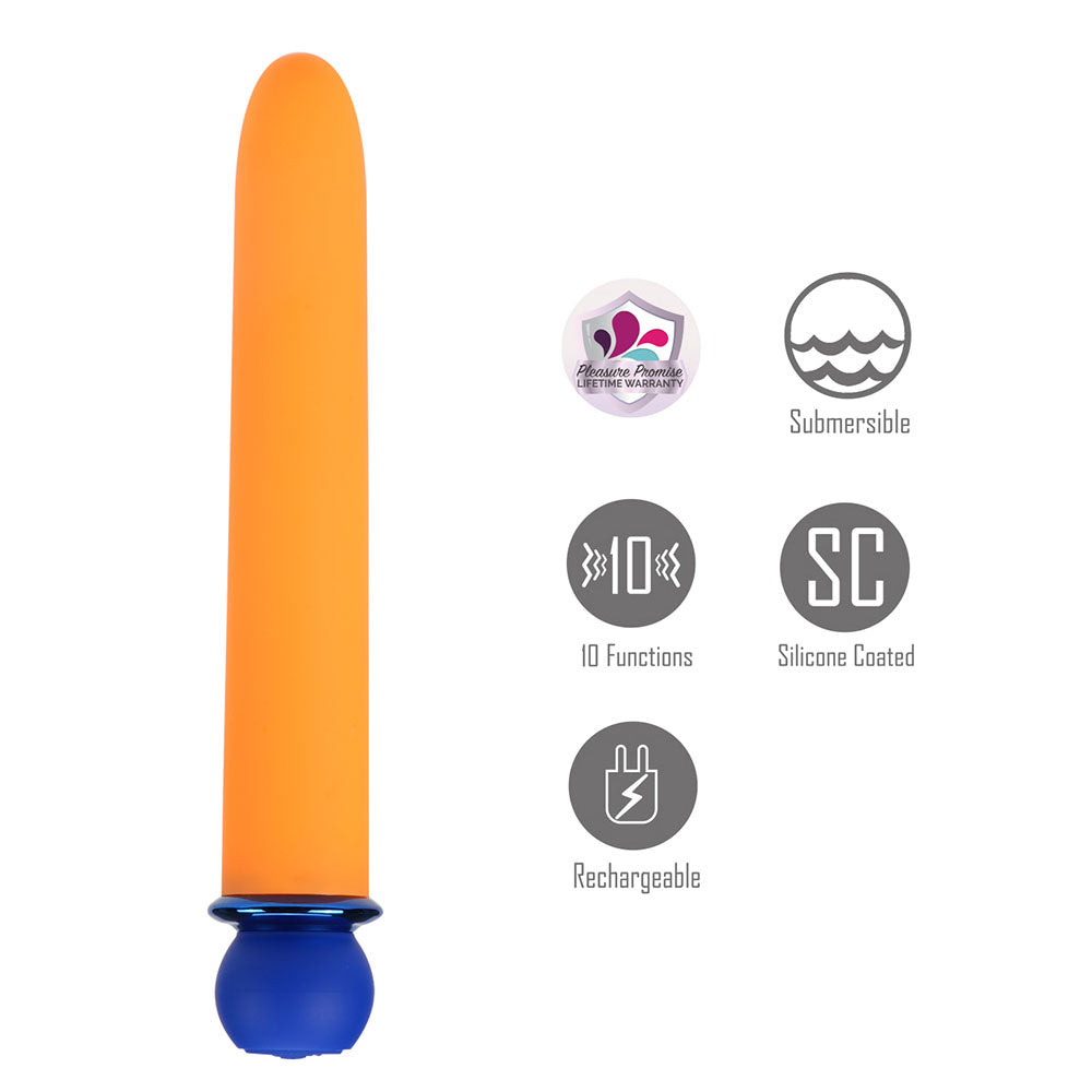 Maia Toys | Maia RORI - Orange 15.2cm USB Rechargeable XL Bullet