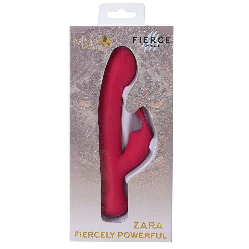 Maia Toys | Maia ZARA - Red 17.1cm USB Rechargeable Rabbit Vibrator