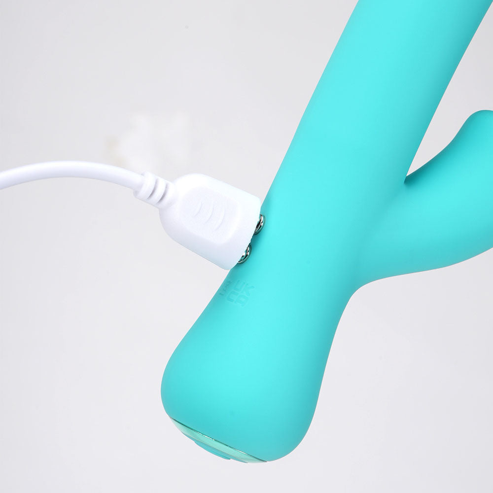Maia Toys | Maia ZARA - Teal 17.1cm USB Rechargeable Rabbit Vibrator