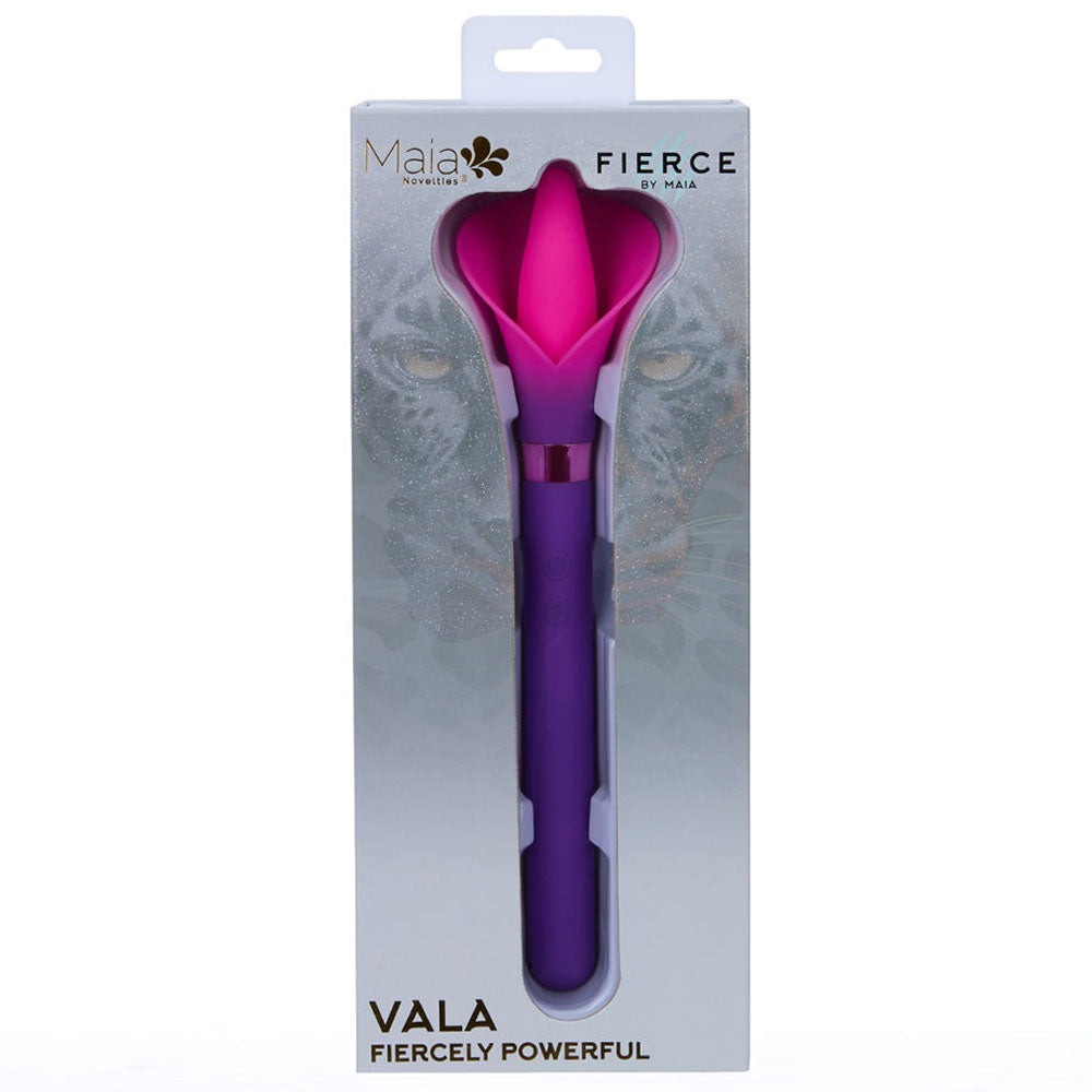 Maia Toys | Maia VALA - Purple/Pink 22.2cm Flower Vibrator
